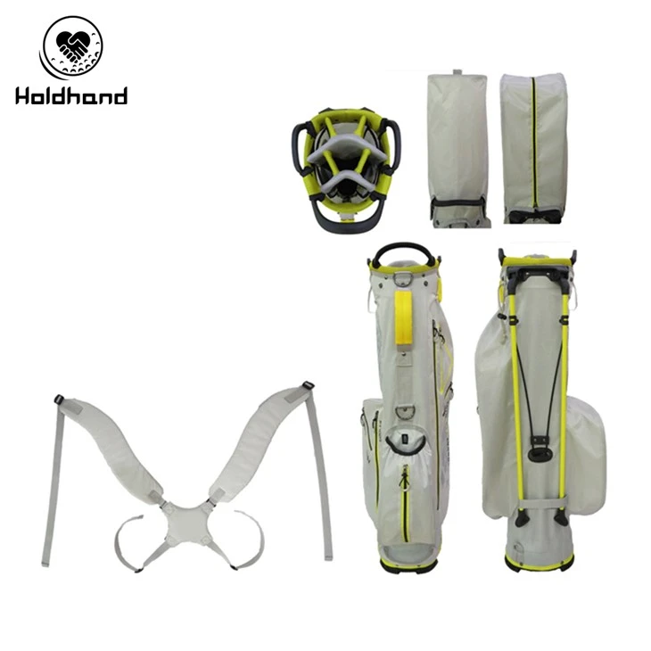 Liela apjoma golfa somas pielāgota darbnīca — Ergonomiska soma pārnēsāšanai ar logotipa drukāšanu un zīmola grafisko pielāgošanu