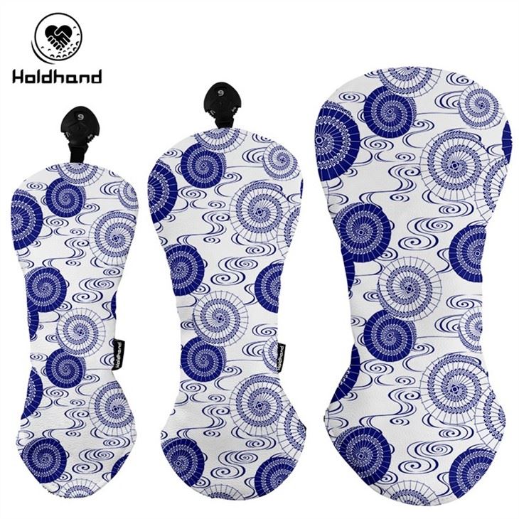Golf HEADCOVERS HIGH QUALITY PU LEATHERcirclie Printing Design