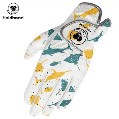 Hot Sales augstas kvalitātes pielāgotu logotipu izturīga Pu ādas materiāla golfa cimdi