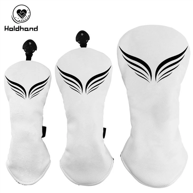 Yellow Smiley Face Golf Driver Headcover Soft Lining Custom